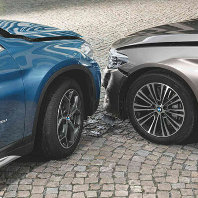 BMW Tschirley - Unfall und Glas